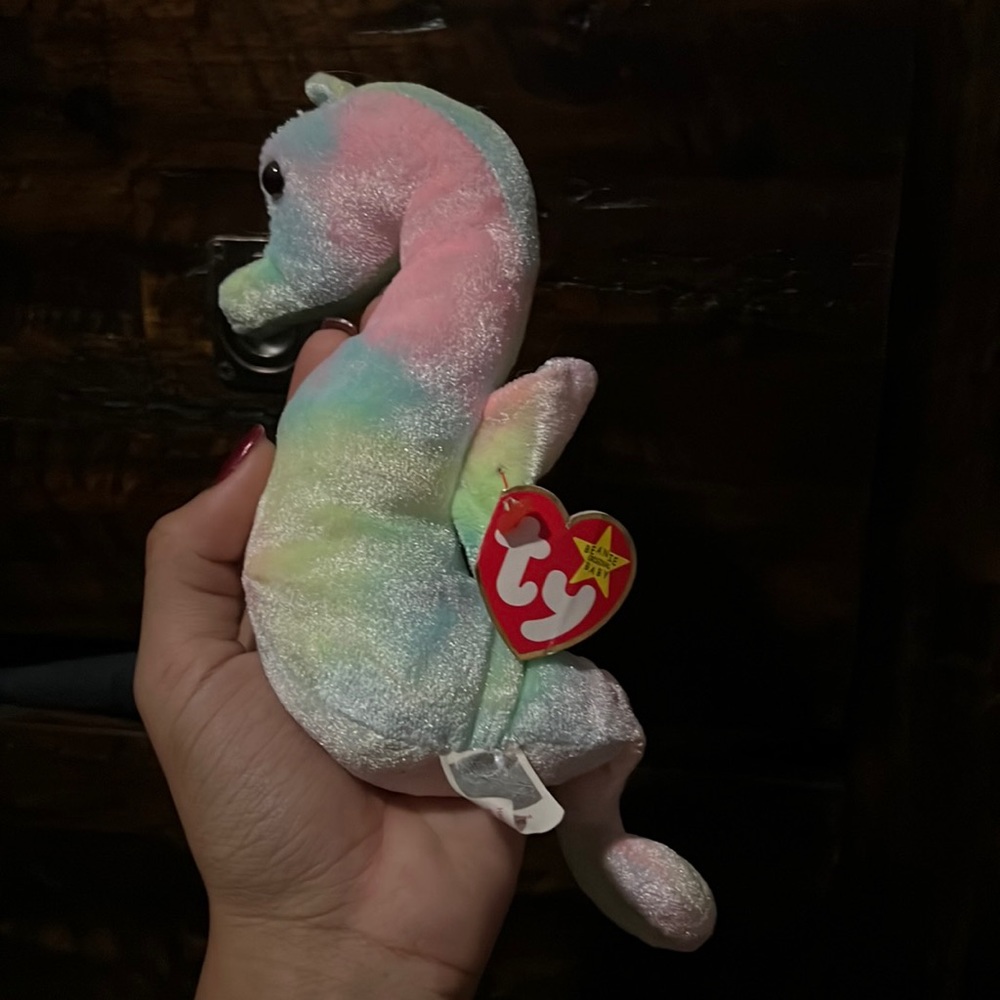 Seahorse beanie baby